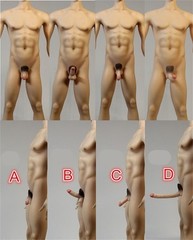 UANDD UD 1:6 Anime Boy Man 12″ Male Action Figure Body For ob27 Head Soldier Toy