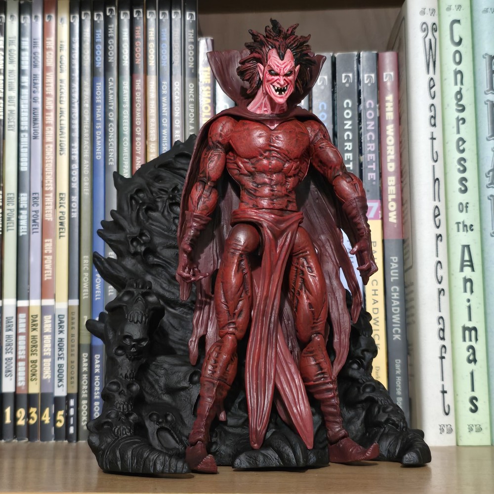 Marvel Diamond Select 2007 MEPHISTO 100% Complete Figure + Demon Throne Of Lies