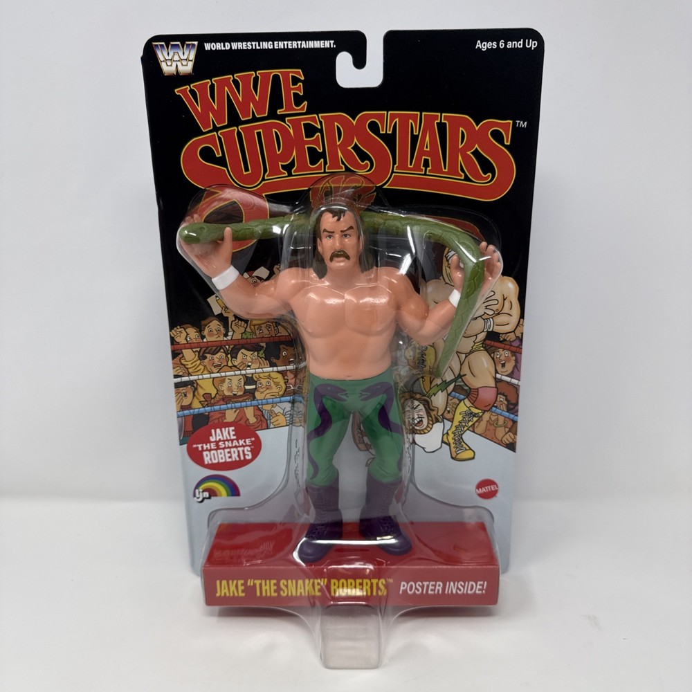 WWE WWF Superstars LJN 2026 JAKE “THE SNAKE” ROBERTS ( Black Card) Chase Figure