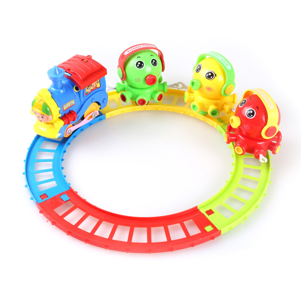 12 Pcs Octopus Musical Train With Track Toy Set With Sound For Kids Toddler Gift