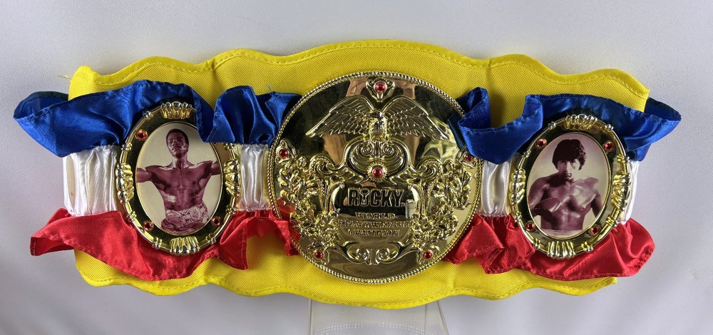 Rocky Balboa & Apollo Creed World Heavyweight Champion Belt 2006 Jakks Pacific