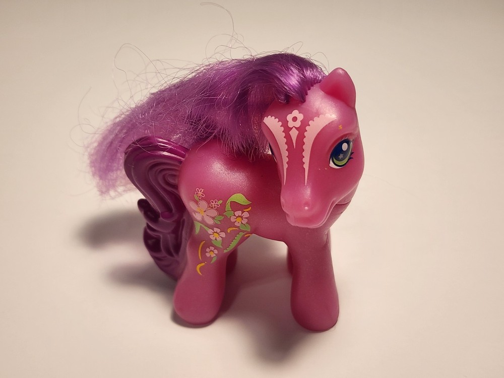 My Little Pony 25th Birthday Celebration McDonalds Toy Cheerilee Figure 2008 MLP