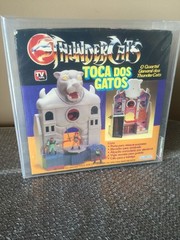 1986 Glasslite Thundercats Cat’s Lair AFA 75 Mini fig Brazil Release Catslair!!
