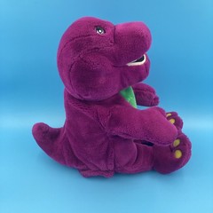 Vintage 1997 ActiMates Barney Plush Microsoft Talking Singing Interactive Tested