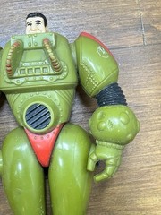 Vintage 1986 Hasbro Inhumanoids Herc Armstrong Action Figure With Helmet No Hook