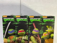 Playmates TMNT x WWE Ninja Superstars Series 1 Complete Set SEALED