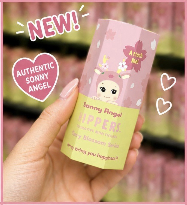 [Authentic] Sonny Angel Cherry Blossom Series Hippers – One Sealed Blind Box