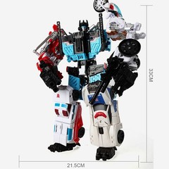 HZX Defensor Bruticus Superion Devastator 30CM IDW Transformation Toys NO BOX