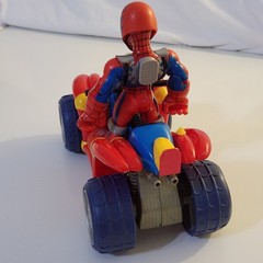 SPIDER-MAN & FRIENDS 4 Wheel All Terrain Vehicle & Action Figure 2002 Playwell