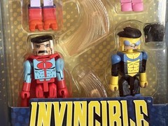 Diamond Select Toys Mini Mates Invincible Set Omni-Man Atom Eve Allen READ DESC!