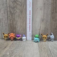Lot of 7 Pokemon Funko Pop Mini Figures – See photos for characters
