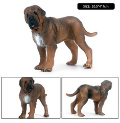 Neapolitan Mastiff Dog Toy Action Figure Small Animal Figurine Doll Gift for Kid