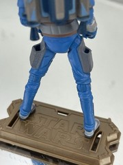 Star Wars Clone Wars mandalorian Warrior Jetpack Stand Blaster From Battlepack