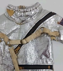 Vintage 1966 G.I. Joe Astronaut Suit – Rare 3-Zipper Variation – w/ 1 Glove