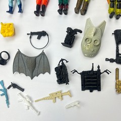 1980s 1990s GI Joe ARAH 3.75 Action Figures Lot 42 Figures Weapons Accessories