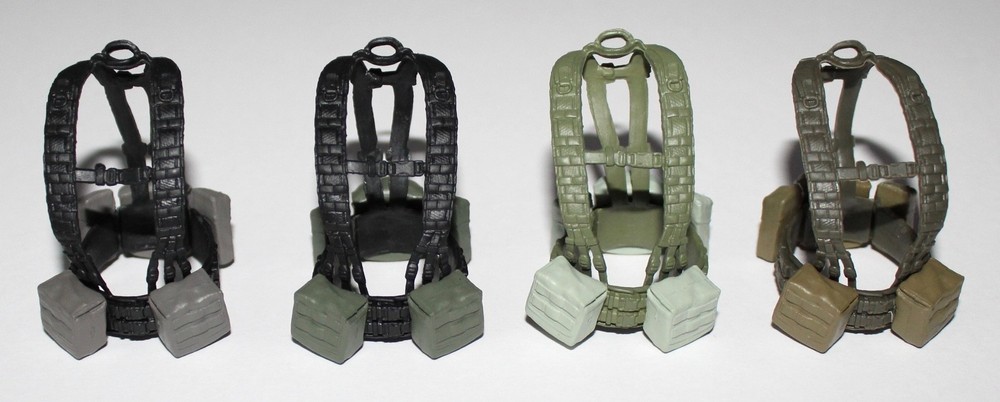 FIELD GEAR TIN – Harness Lot – VALAVERSE ACTION FORCE 6″ Scale 1/12