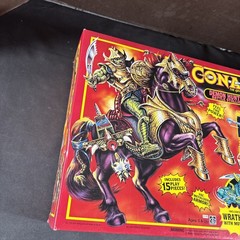 DEMON HUNTER BATTLE STALLION CONAN THE ADVENTURER ACTION FIGURE HASBRO VTG READ
