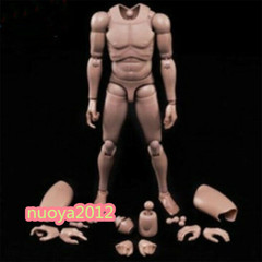 1:6 MX02-A Europe Skin Male Action Figure Body 12inch Flexible PVC Soldier Dolls