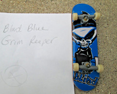Blind Blue Grim Reaper Tech Deck Fingerboard