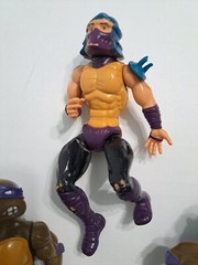 Tmnt 1988-1990 Original Teenage Ninja Turtles Set Lot Donatello Shredder Figures