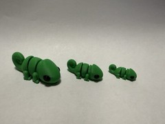 NEW! 3D Printed Articulated/Flexible Animals! Multiple Sizes!