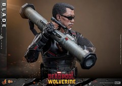 IN HAND – 1/6 HOT TOYS BLADE -Deadpool & Wolverine – MMS791B EXCLUSIVE VERSION!!