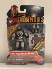 Marvel Iron Man 2 Movie Series #17 Air Assault Drone 3.75” Figure Hasbro