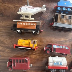 Thomas And Friends Die Cast and plastic Train Lot of 29 Collection – used / wear