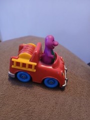 Barney Lyons Group Fire Truck Engine Dinosaur Die Cast Car 1993 Vintage Toy Car