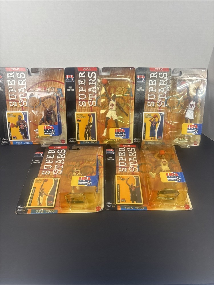 USA Basketball 2000 Team Pack Court Collection Limited Edition – 5 Figures
