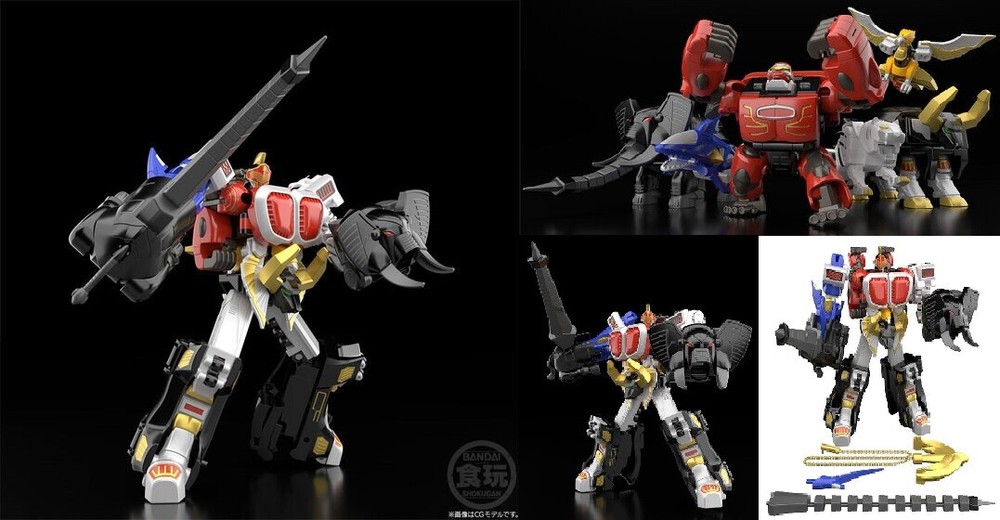 NEW Power Rangers Wild Force Gaoranger SMP Gao Knight Megazord Plastic Minipla