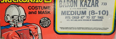 🔥 HOLY GRAIL BEN COOPER MICRONAUTS BARON ZARZA COSTUME MASK ONLY ONE IN U.S. 🔥