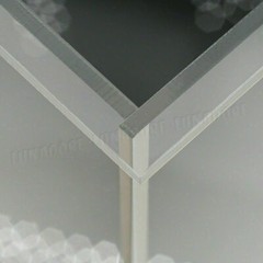 US 16″/40cm Acrylic Plastic Display Box Big Perspex Case Dustproof Self-Install