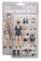 Planet Green Valley 1:18 EFSA Security Forces Blue Wing Group Una; U.S. ship