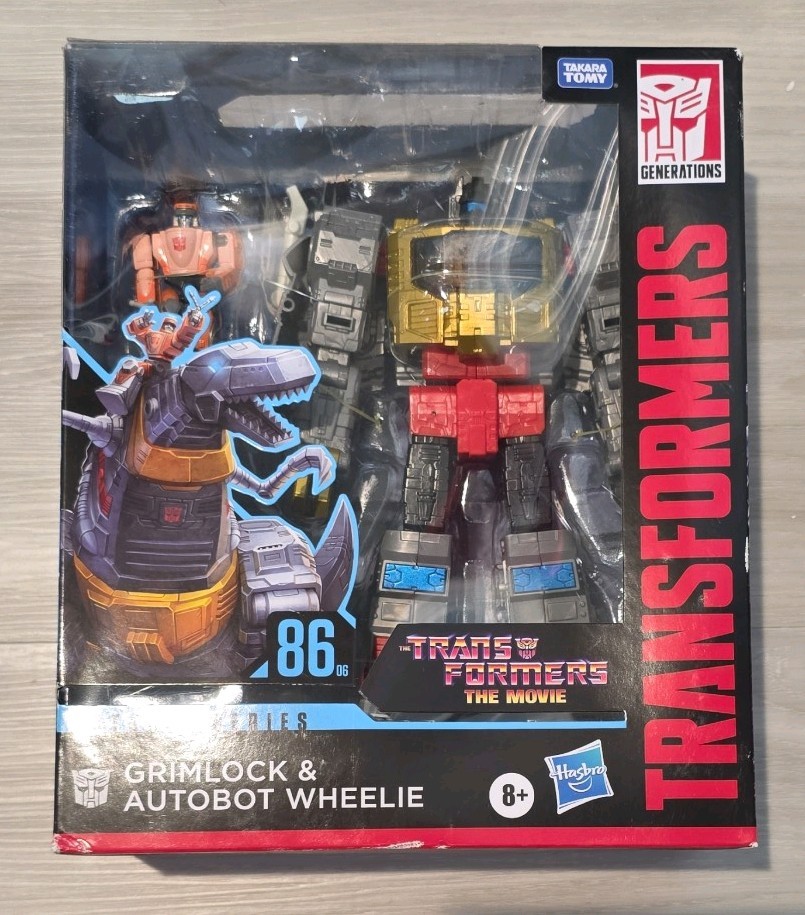 Transformers Studio Series 86 Grimlock and Autobot Wheelie – New