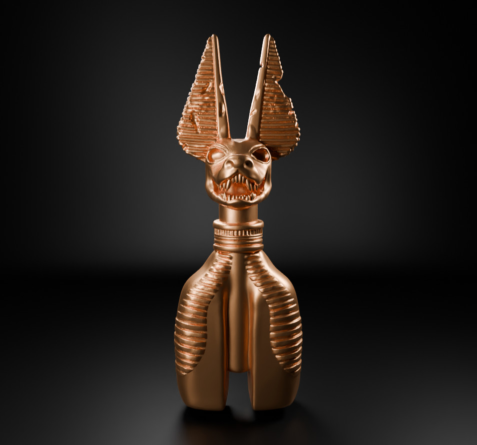 Jackal Headpiece for 3.75in / 6in / 12in Figures (Painted)