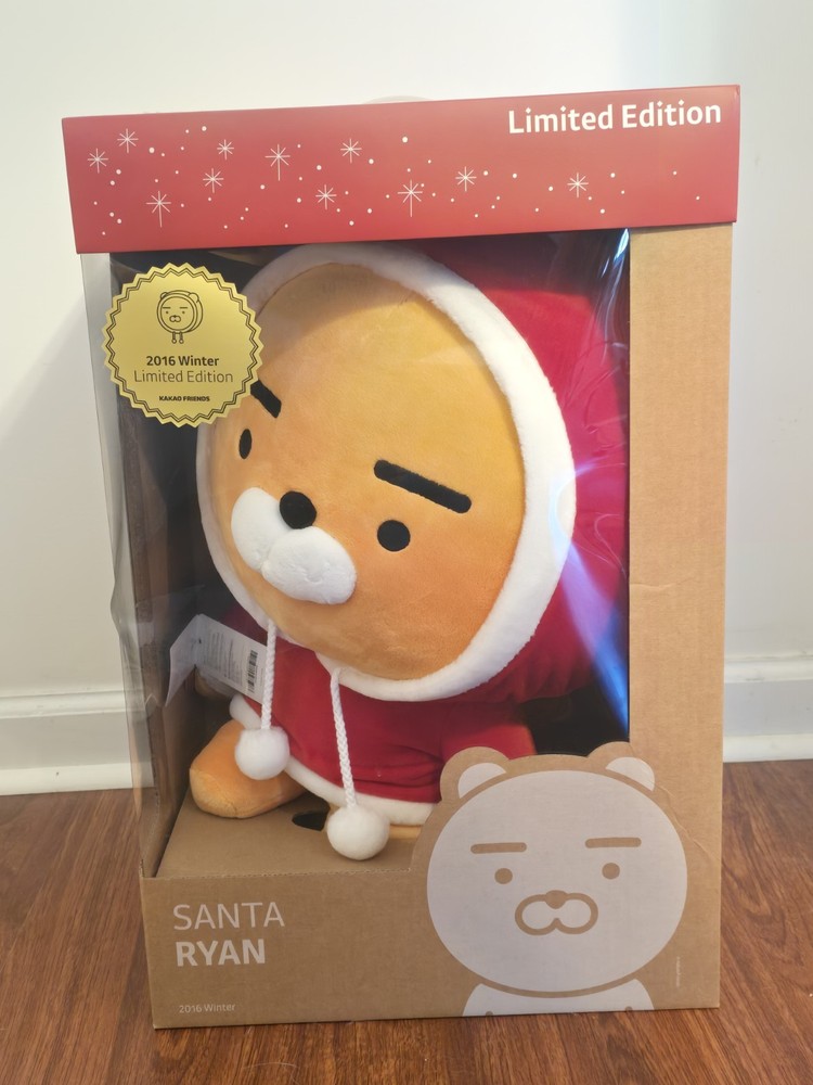 KAKAO FRIENDS Official Santa Ryan Plush Doll 60cm 2016 Winter Limited Edition