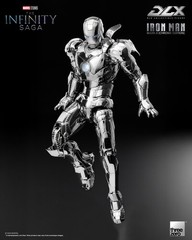 Threezero – Marvel: The Infinity Saga – DLX – Iron Man Mark 2 (Chrome Edition) A