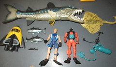 Animal Planet Deep Sea Yellow Submarine AP-283 And Sea Life Toy