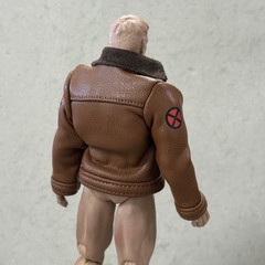 PB-CYJ: 1/12 Brown Short Jacket for 6″ Marvel Legends X-Men Cyclops
