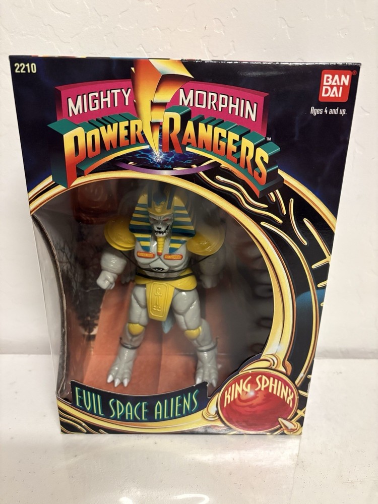 Power Rangers Mighty Morphin King Sphinx Action Figure – NIB, SEALED!