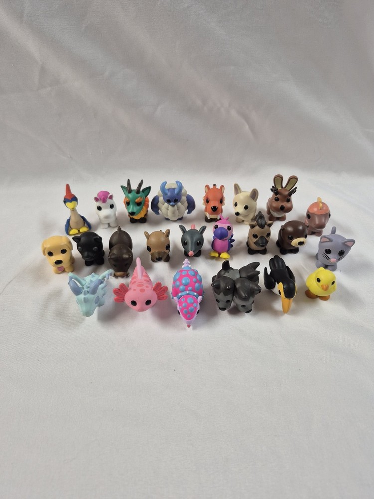 Roblox Adopt Me Pets Mini Figures Lot of 23 Jazwares Collectible Toy Animals