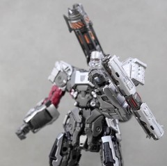 Fluorescent Back Cannon LED Hand Cannon Weapon Upgrade Kit For SS109 Megatank