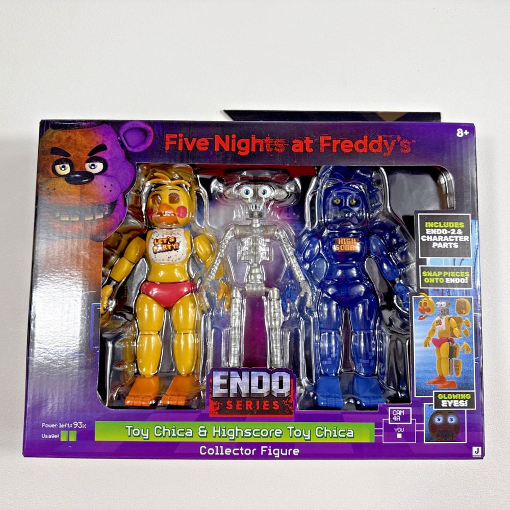 FNAF Toy Chica & High Score Chica Endo Series Figure Set