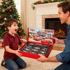 12Pcs Disney Pixar Cars Metal Diecast lightning McQueen Car Model Toys Gift Box