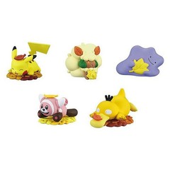 Pokemon Harahara Ochiba Asobi: Psyduck 1″ inch high & 1.5″ inch wide Figure