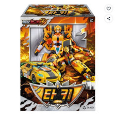 Metal CardBot W TACHY Transforming Robot Car Toy SAMG Korea
