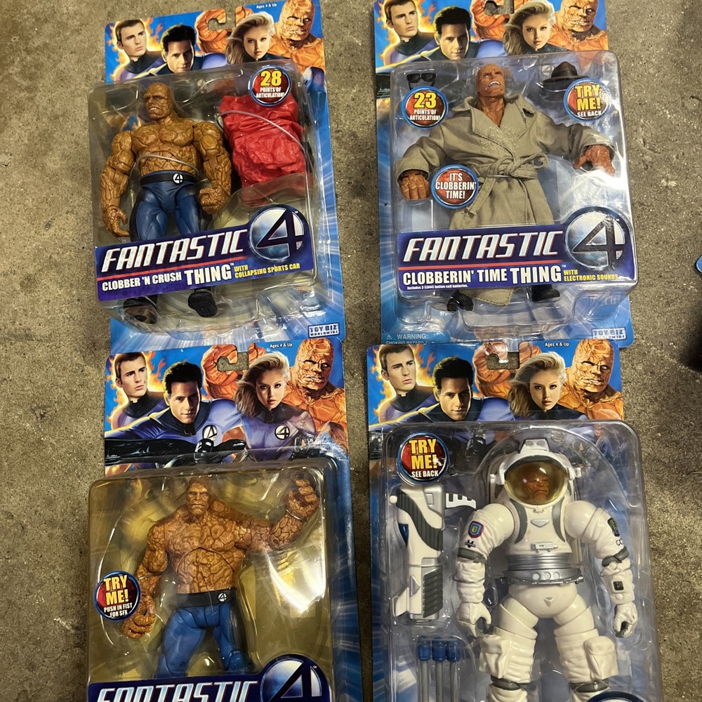 Fantastic Four Action Figures The Thing Lot