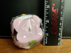 Motchari Osumo-tori Squishy Japan Gacha Toy 2” Pink and White Sumo Bird NEW F/S