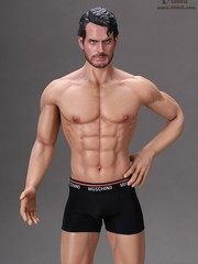 LDDOLL 34Boy 1/6 Steel Bone Finger Bone Seamless Muscular Man Body For 12″Figure